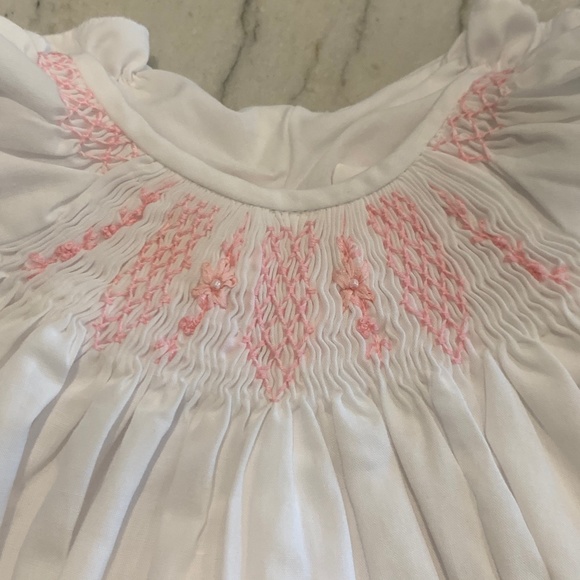 Like New Sarah Louis Embroidered Bubble Romper - Picture 3 of 8